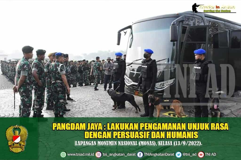 Pangdam Jaya : Lakukan Pengamanan Unjuk Rasa Dengan Persuasif dan Humanis